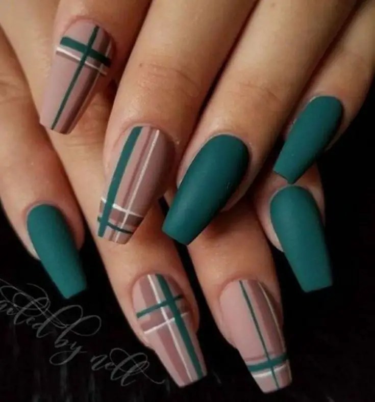 beautiful green fashion nails | Digitalvaluefeed