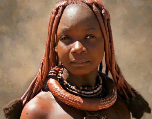 South African lady wearing traditional African hairstyle