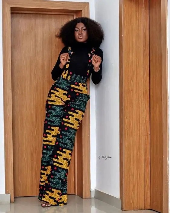 Ankara Dungarees 30 Gorgeous Styles How to Rock Them