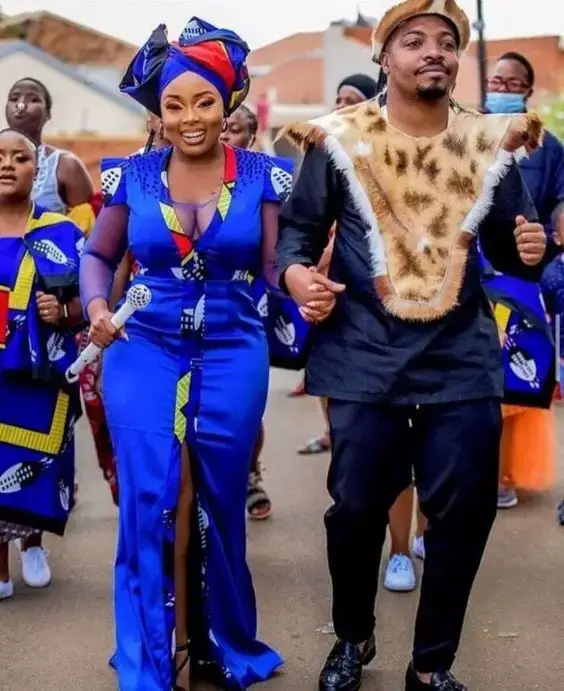 Swazi store bride attire