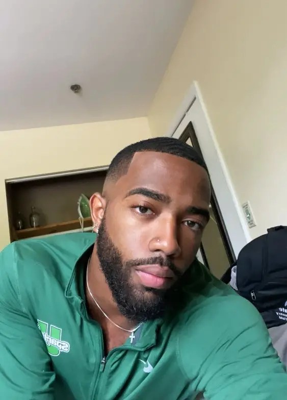 bearded men have a simple mustache style