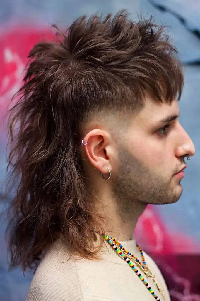 man swinging mullet
