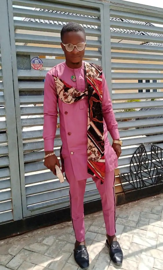 Man's Rocking State, Kaftan Style with Buttons