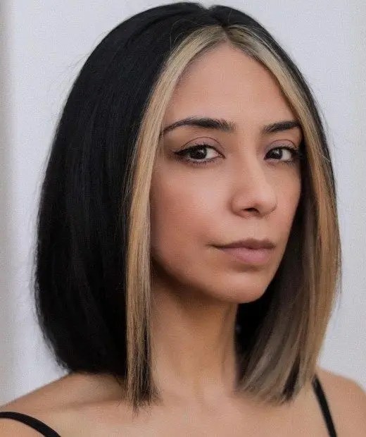 Lady Locking Blunt Cut Bob Wig