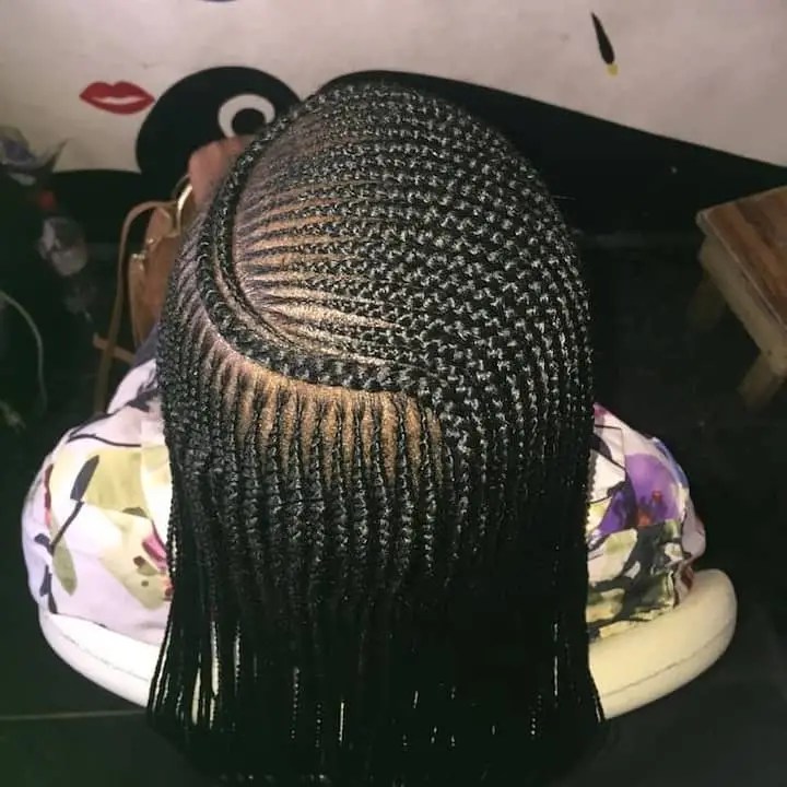 Small Ghana Braids with Circular Patterns