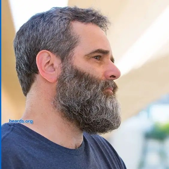 A man with a white beard.