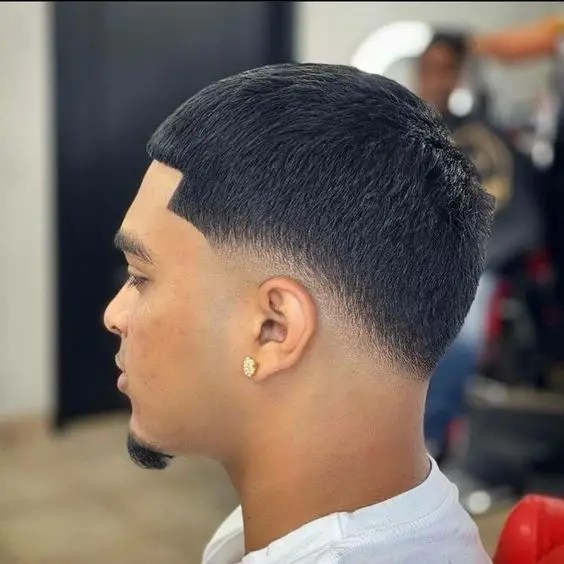 man rocking edgar haircut