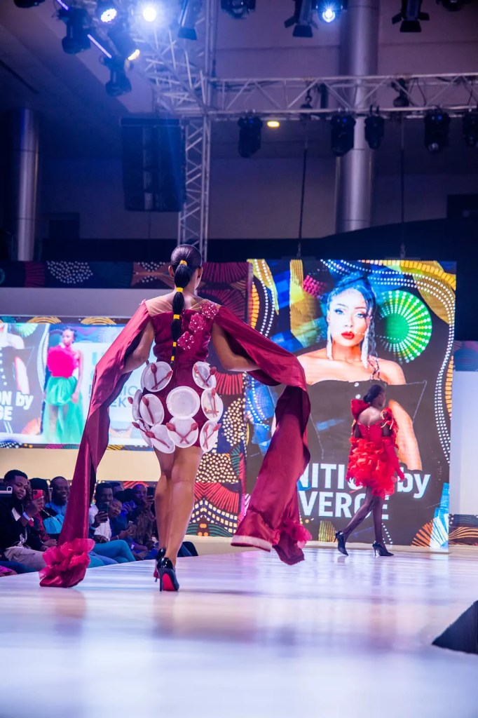 Verge's runway display at Uyo Fashion Week 2023
