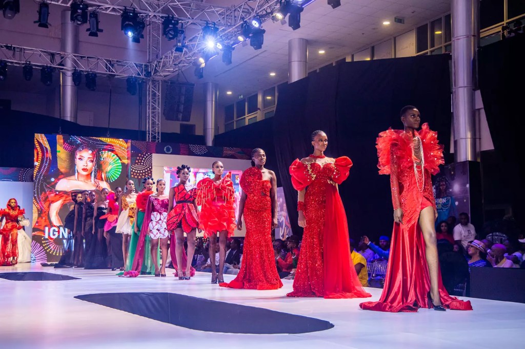 Verge's runway display at Uyo Fashion Week 2023