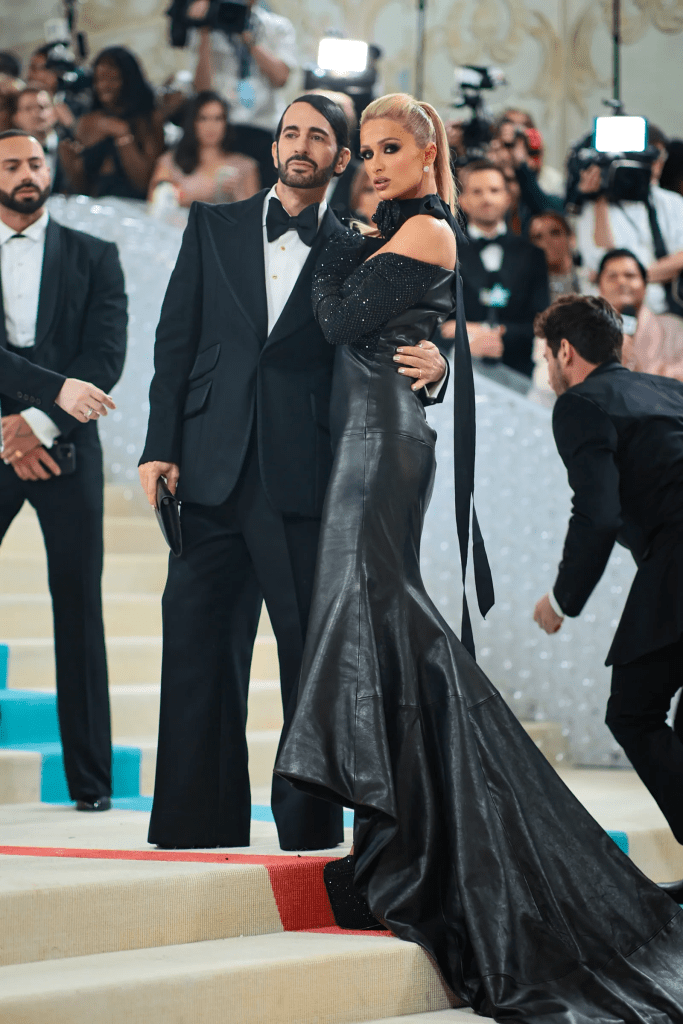 Paris Hilton, who attended her first Met Gala, looked great in a Marc Jacobs gown.