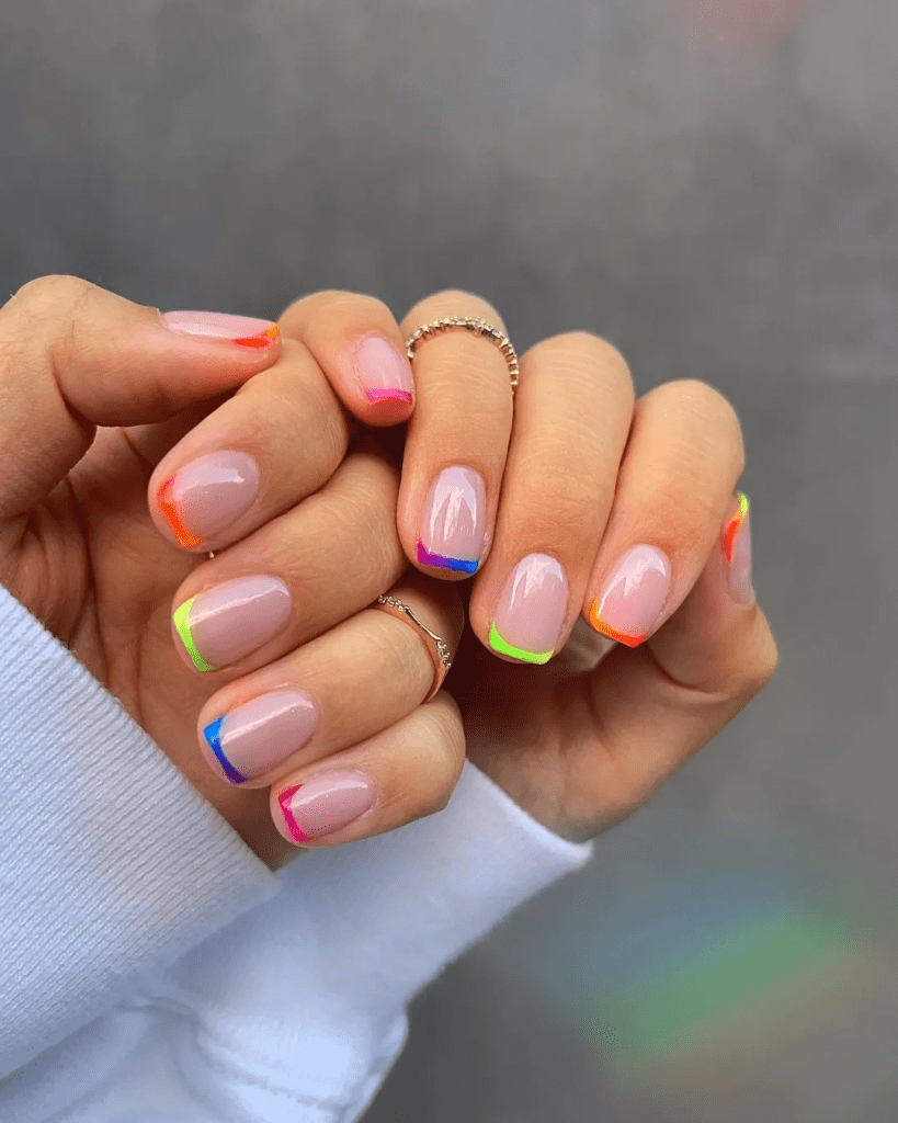 This micro French look is one of the nail designs to watch in 2023