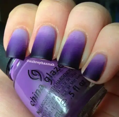 One of the cutest nail designs and the coolest you might want to rock is the ombre shade.