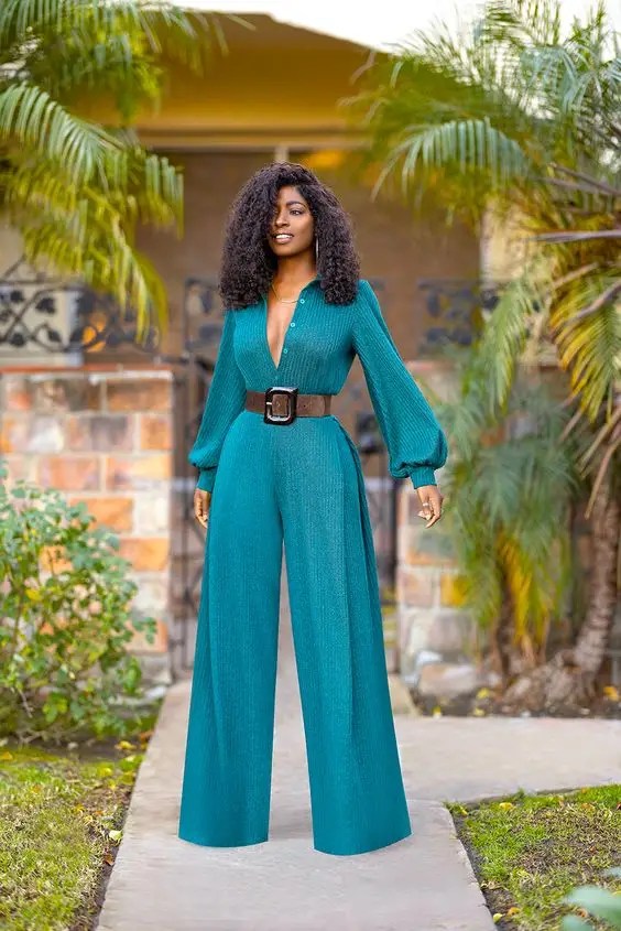 Canadian-Nigerian designer shows how to wear a church dress with a buttoned jumpsuit