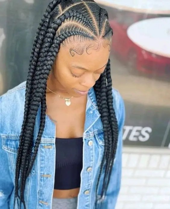 woman with beautiful hairstyle