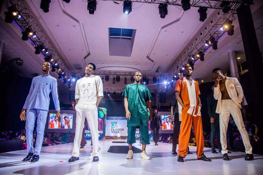 Male models show off well-tailored suits and senators