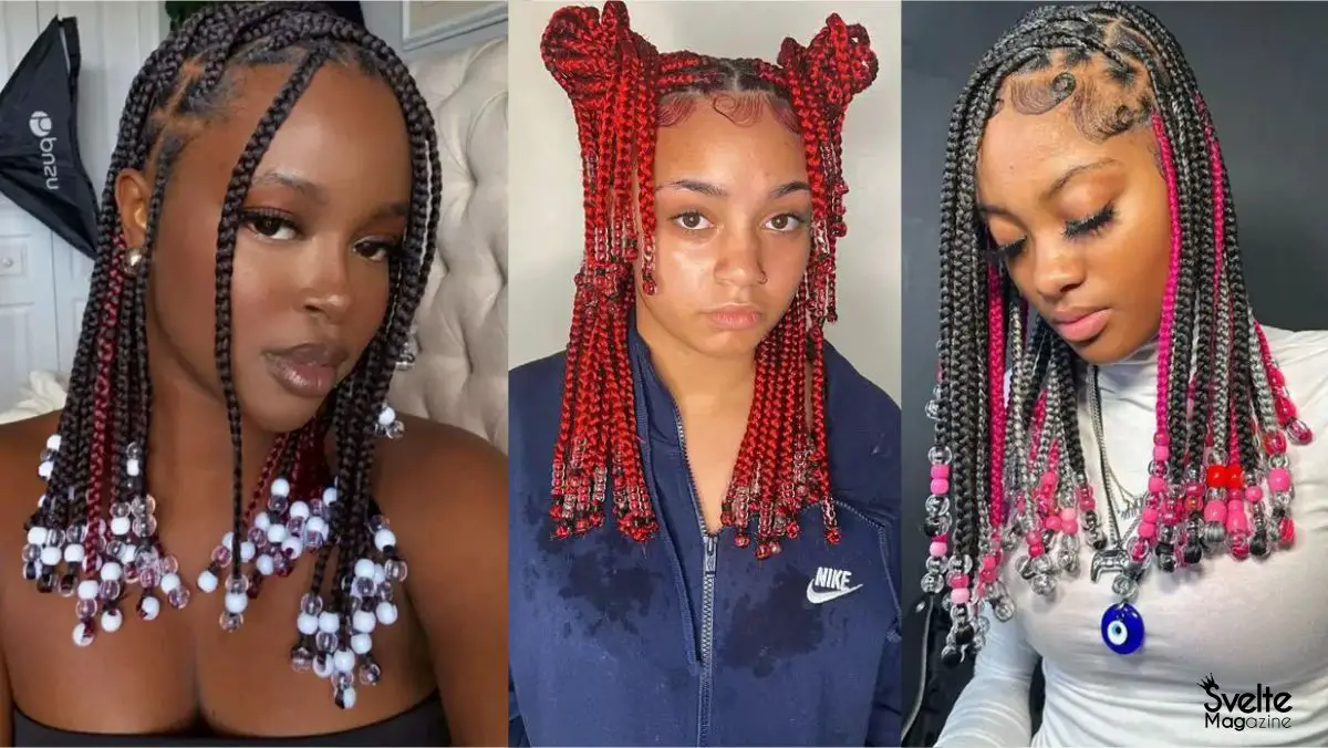 Knotless Braids with Beads: 34 Inspos for You