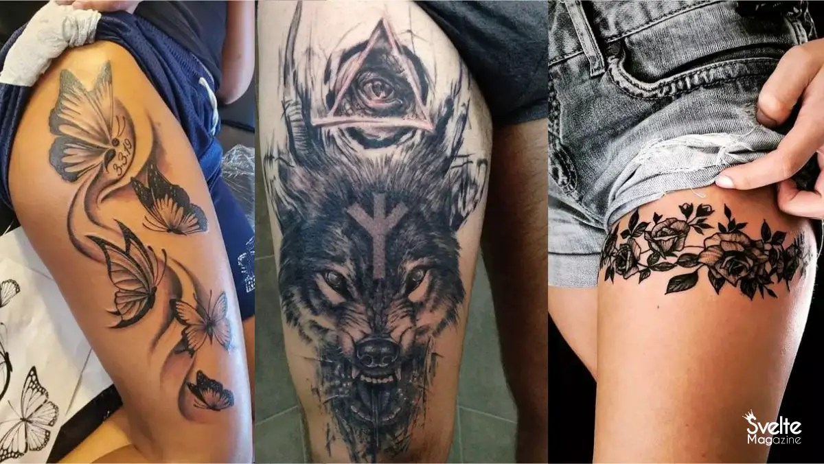 Thigh Tattoos: 26 Ideas to Make Your Knees Beautiful