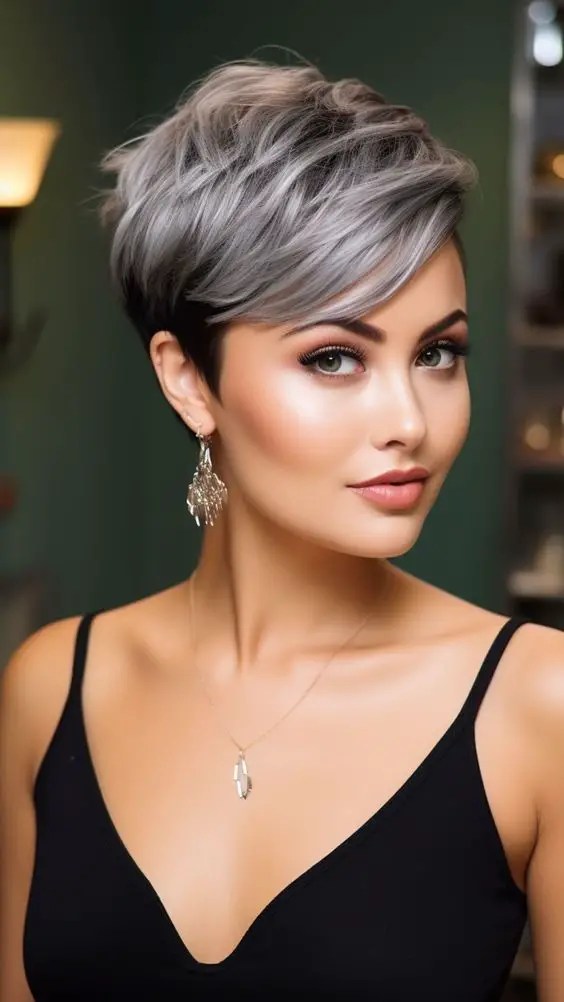 32 ideias impressionantes para elevar seu visual 32 cor de cabelo prateado