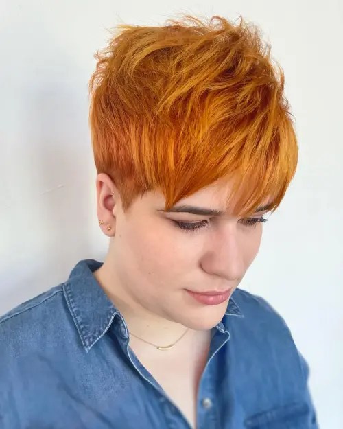 32 ideias impressionantes para elevar seu visual 25 cabelo ruivo com franja