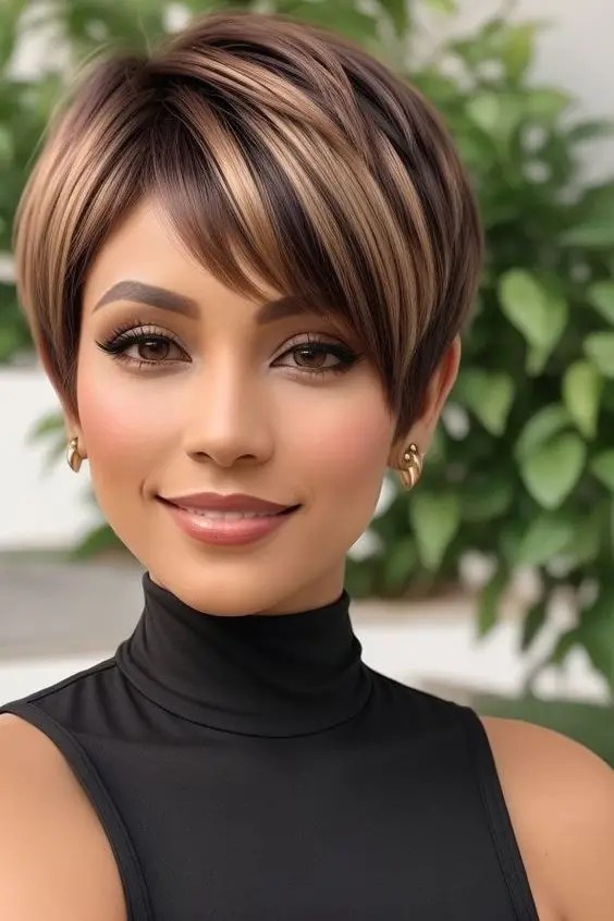 32 ideias impressionantes para elevar seu visual 4 linda garota com um longo corte pixie