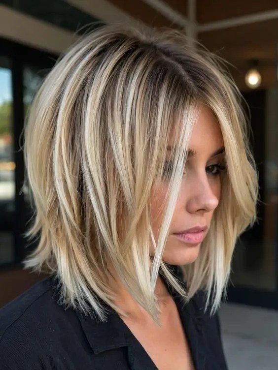 28 ideias arrebatadoras para um novo visual – Svelte Magazine 6 Bob em camadas com destaques