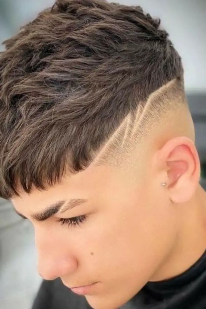 28 ideias para dar um visual charmoso – Revista Svelte 18 fade superior alto com linhas em zigue-zague