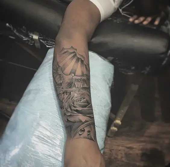 half sleeve tattoo