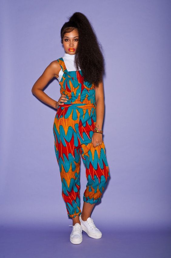 Ankara hotsell dungarees skirt