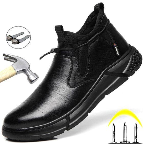 black waterproof shoes