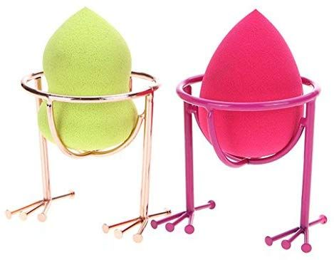 Store your makeup sponges in the sponge stand