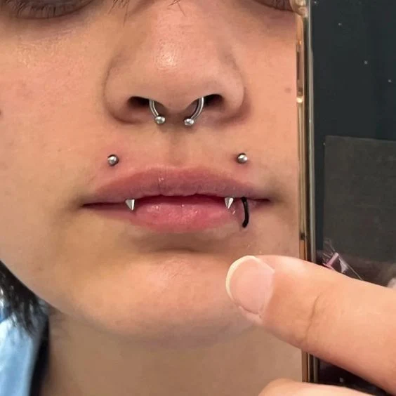 Angel Bites Lip Piercing