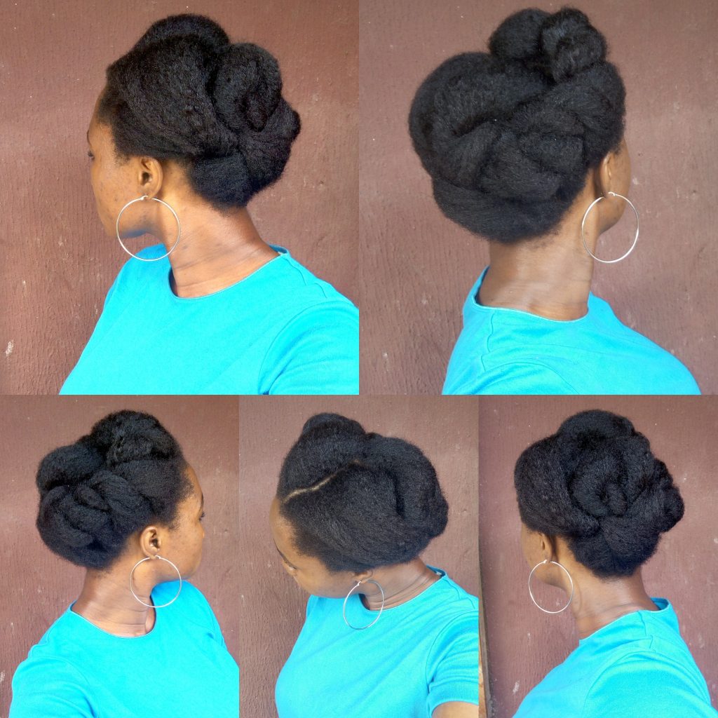 freestyle updo natural hair styles