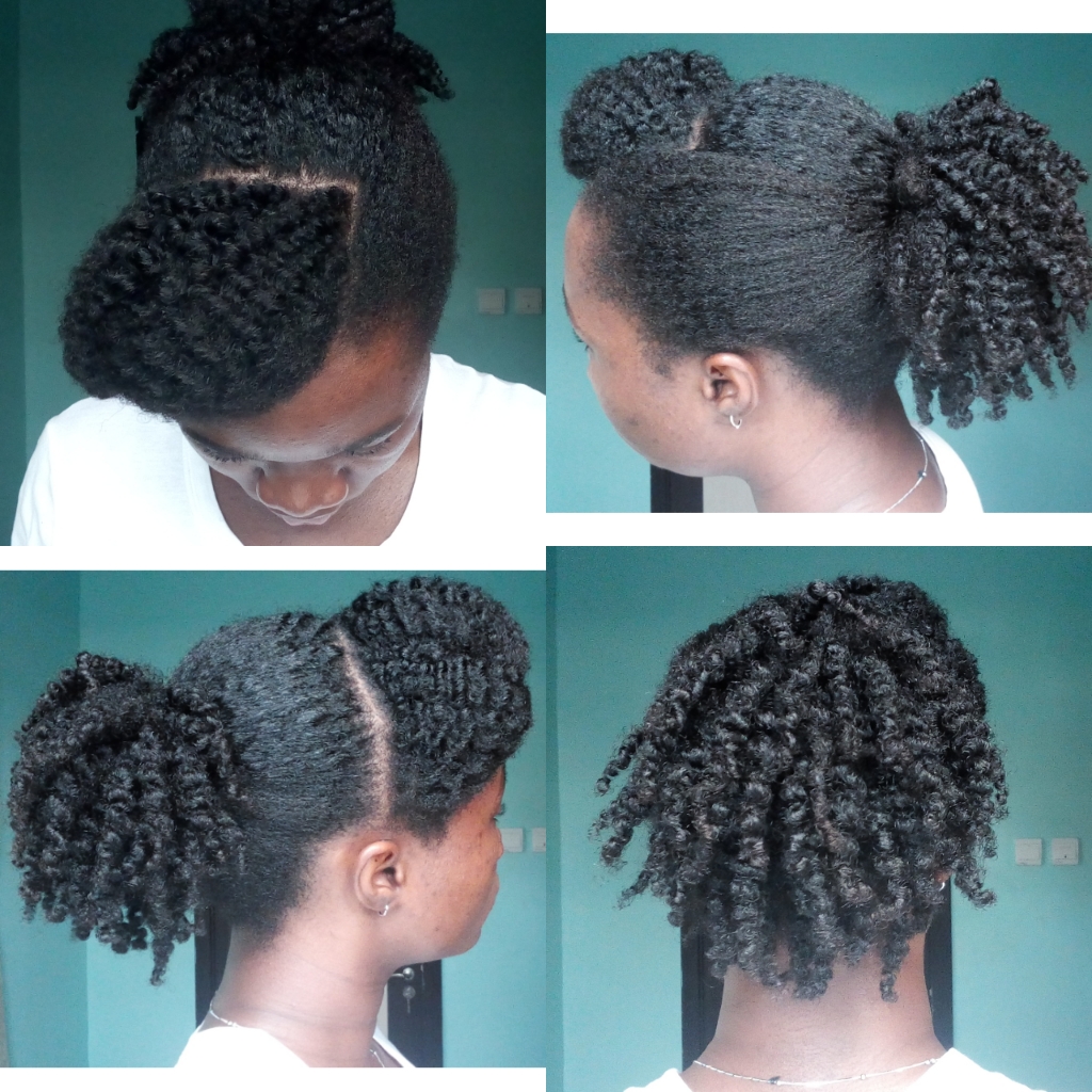 twist out ponytail natural hair styles