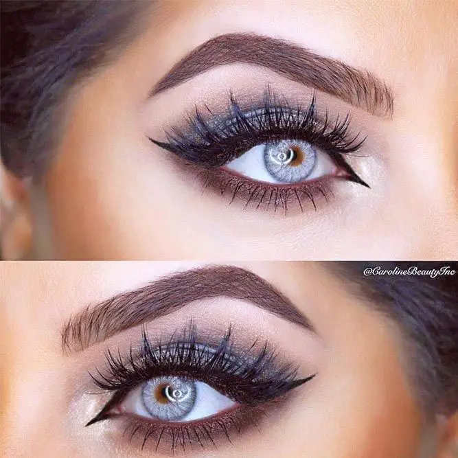 how to apply false eyelashes