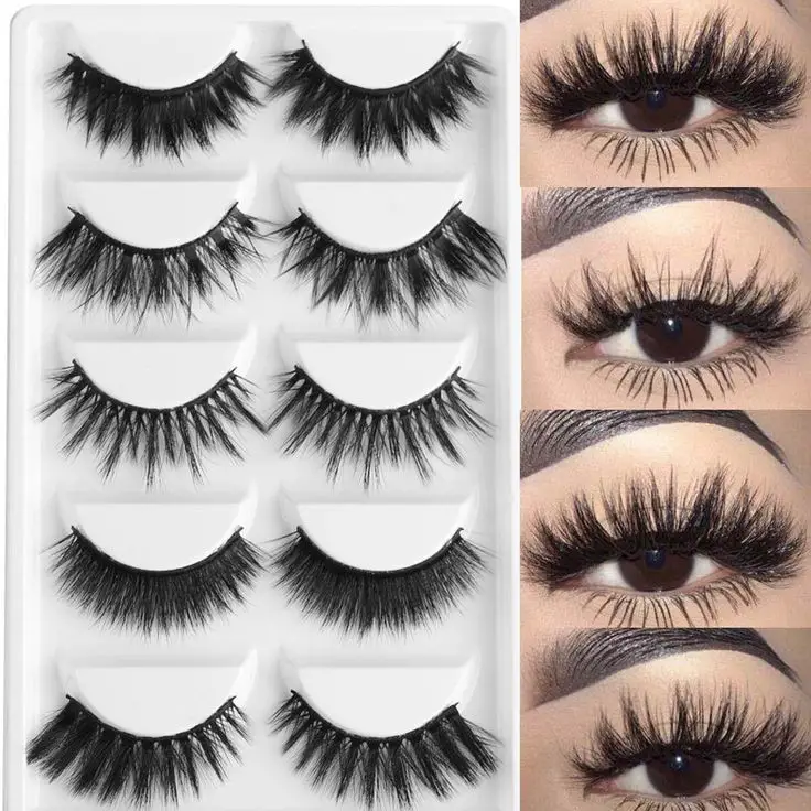 how to apply false eyelashes