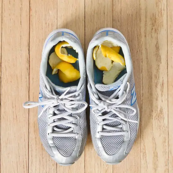 6 Easy Solutions for Stinky Shoes - orange peels