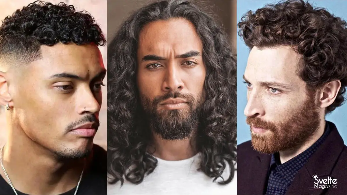 36 Cute Curly Hairstyles for Men – Svelte Magazine in 2023