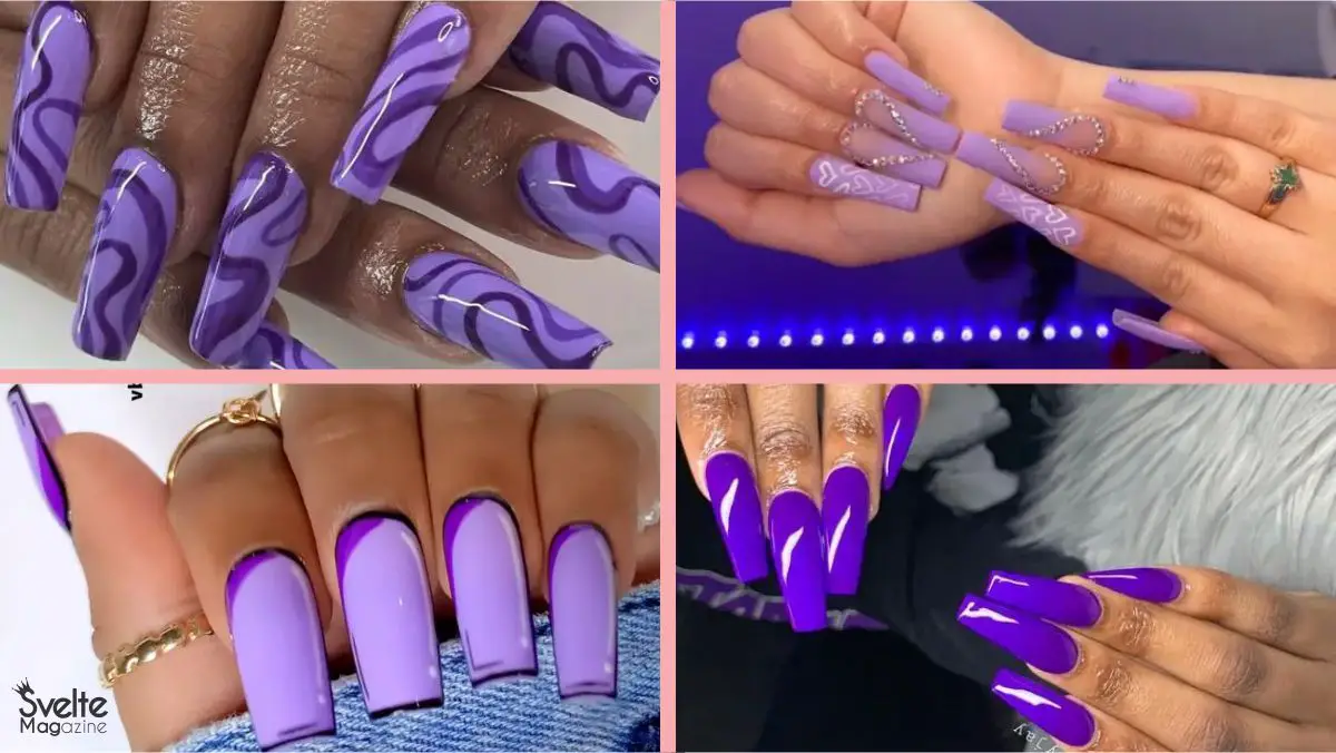 Purple Nails: 36 Ideas to Step Up Your Mani Game