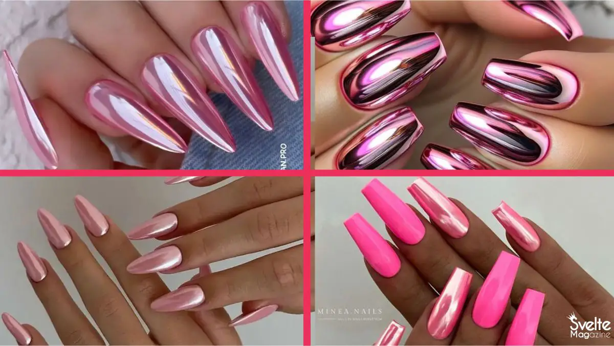 Pink Chrome Nails: 25 Stunning Ideas for a Glamorous Mani 