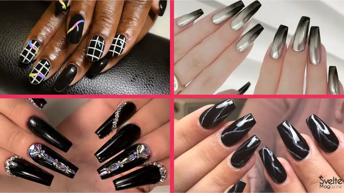 Black Nail Designs: 43 Stunning Ideas for a Chic Look