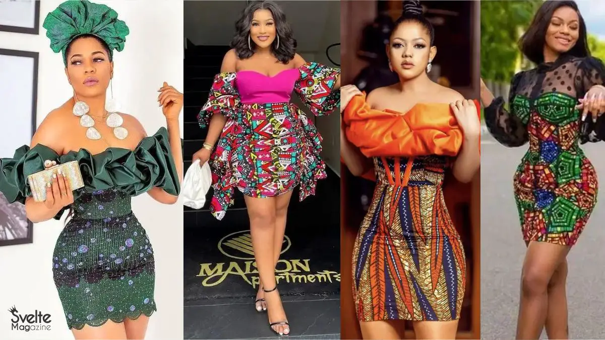 Short Ankara Dresses: 34 Styles Achieved With Other Fabrics