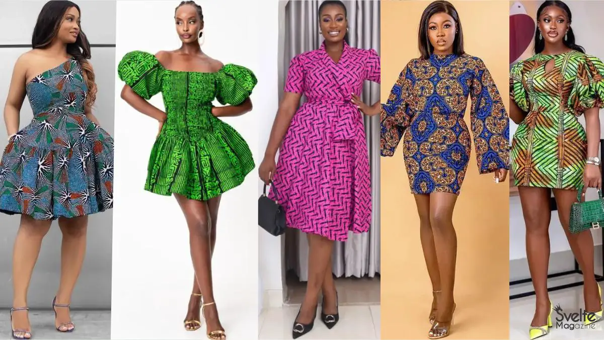 Simple Ankara Short Gown Styles: 30 Inspos for Your New Dress