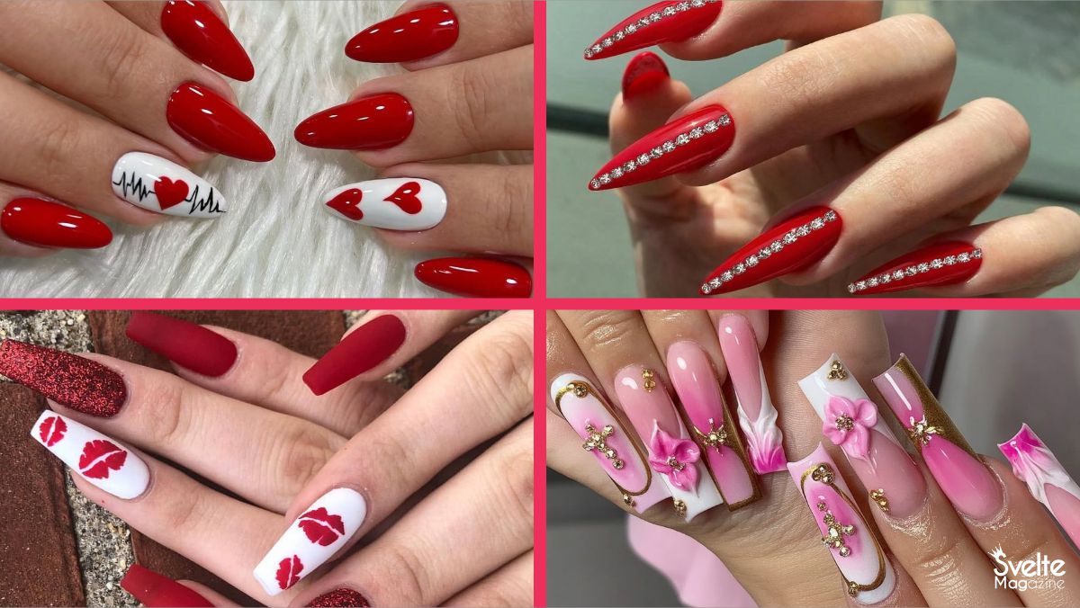Valentine Nails—21 Chic Ideas for the Hopeless Romantic