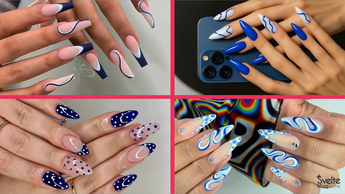 Blue Nails: 21 Gorgeous Ideas for a Denim-Inspired Spring
