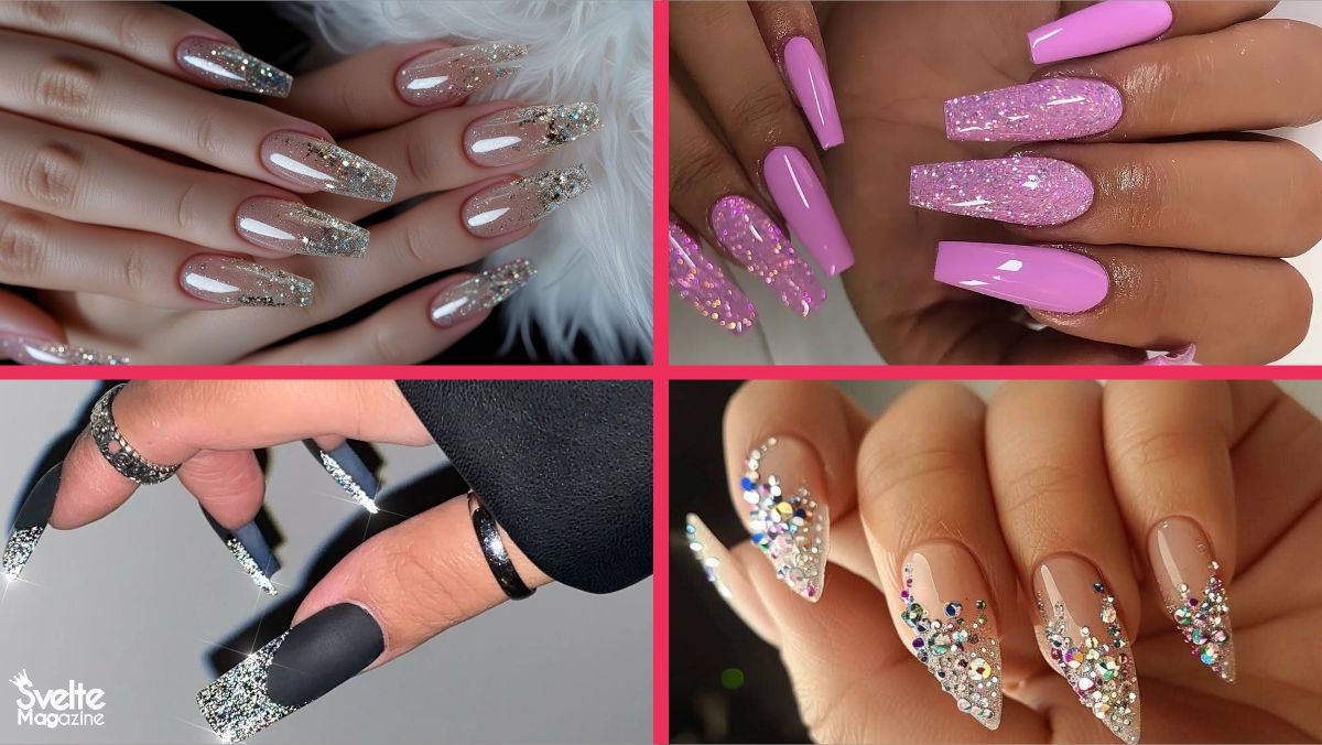 Glitter Nails: 17 Gorgeous Ideas that Add Instant Glam to Your Look