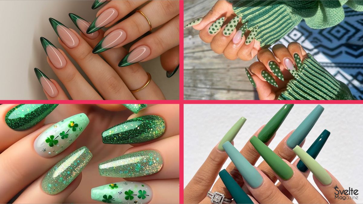 Green Nails: 18 Stunning Ideas for a Refreshing Spring