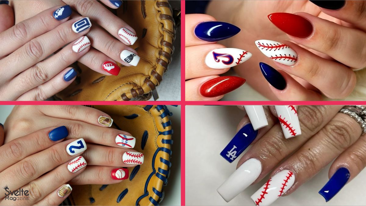 Baseball Nails: 23 Creative Ideas for Lovers of the Sport