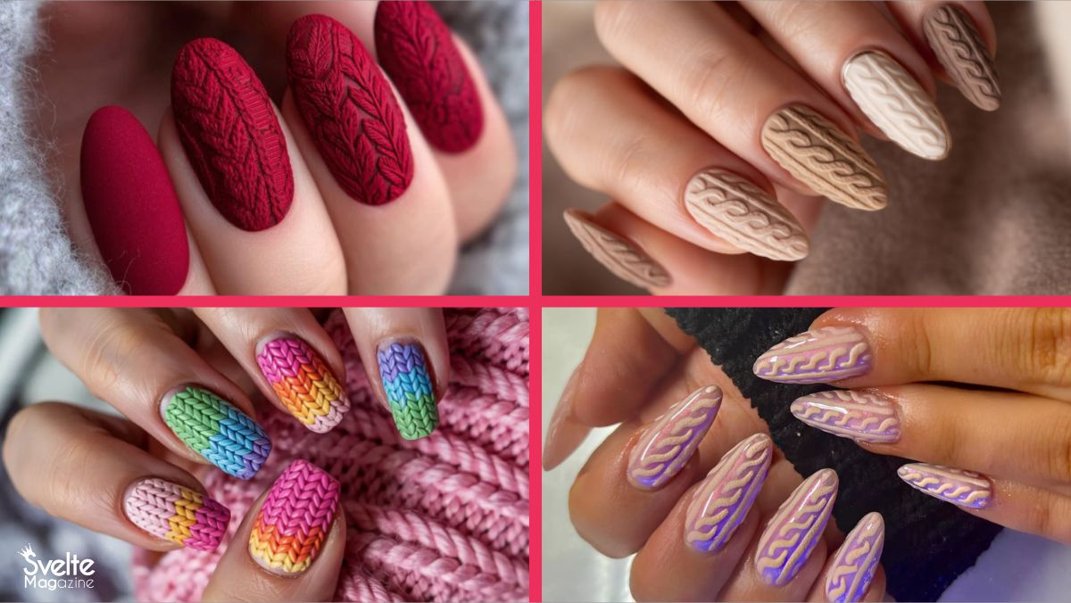Sweater Nails: 16 Chic & Cozy Ideas for Cold Seasons